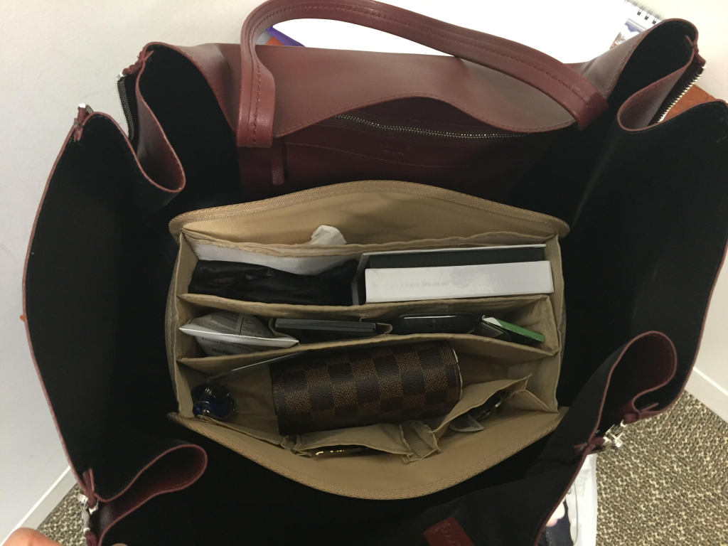 Handbag Organizer for Cel. Cabas Phantom Tote Bag Organizer Designer Purse Organizer  Bag Liner Purse Insert Purse Storage 