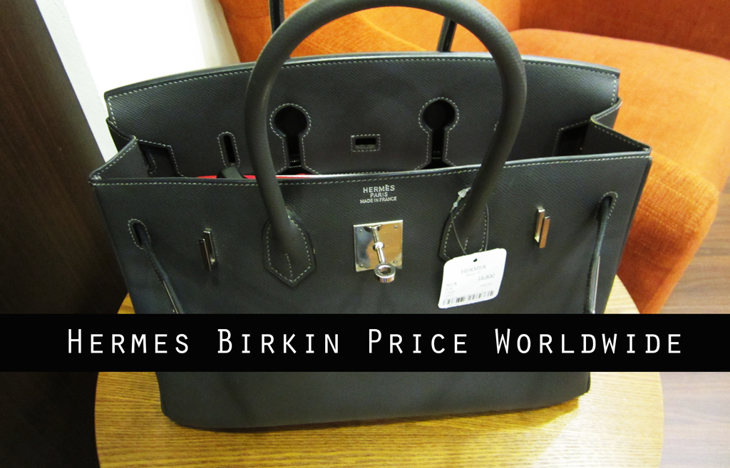 Hermes Birkin price worldwide