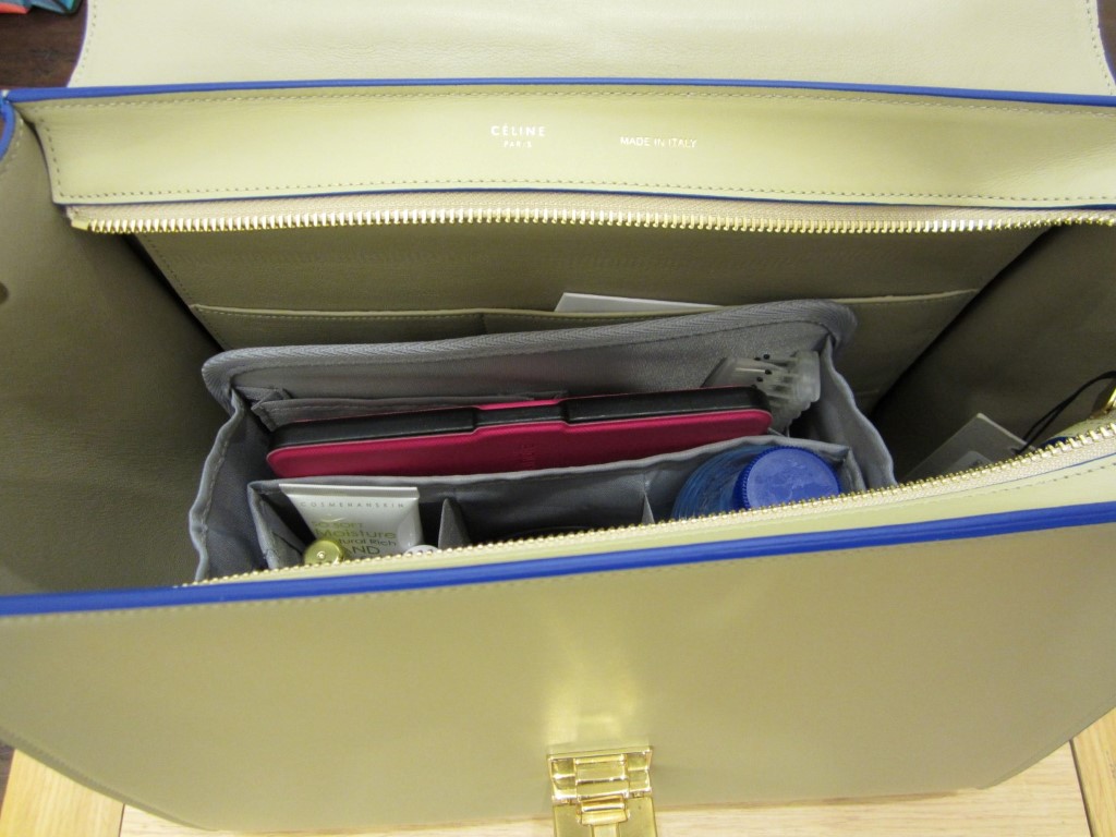 Purse Insert for Celine Medium Trapeze 3