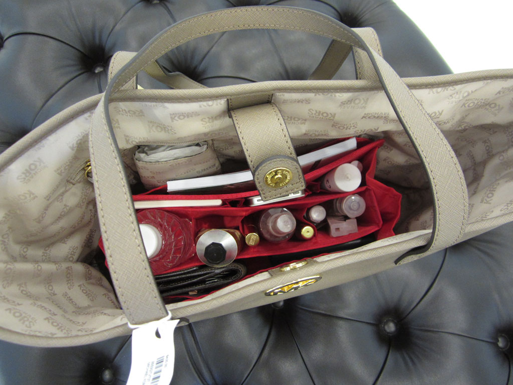 Purse Organizer Insert for Michael Kors Jet Set Travel Tote Bag