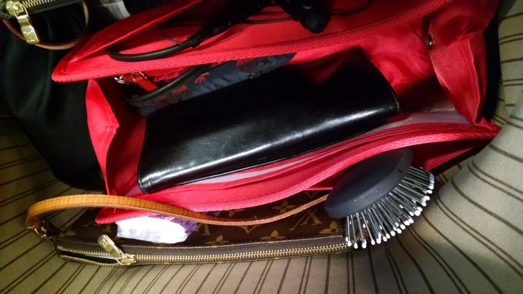 Purse organizer insert for Louis Vuitton Neverfull MM