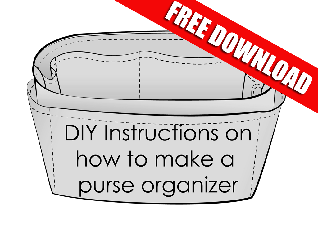 Easy Instructions on how to make your own Purse Organizer | CloverSac