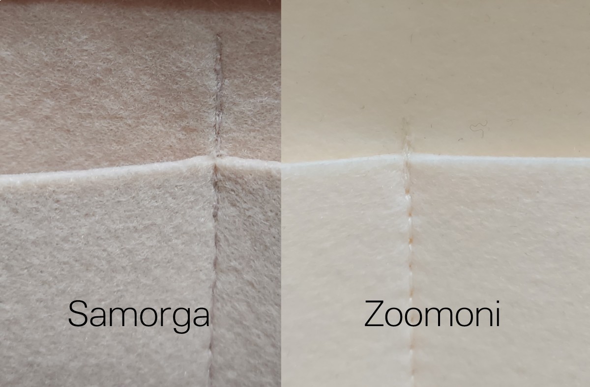 Zoomoni vs Samorga – which is a better felt organizer?